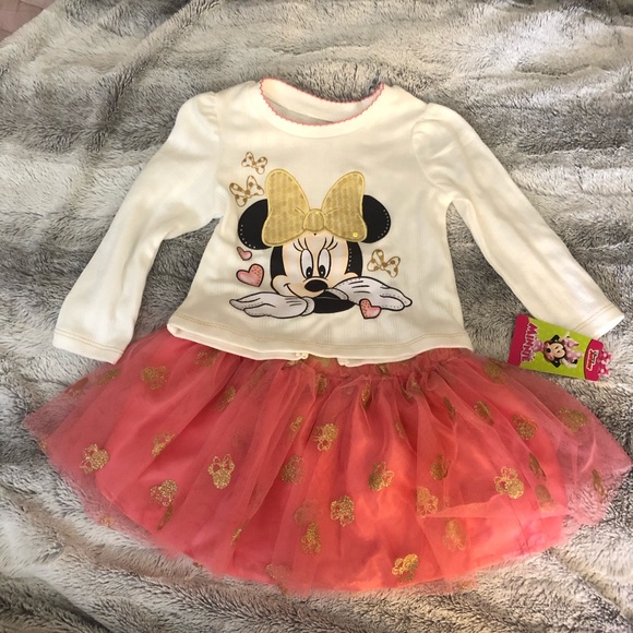 Disney top and tulle skirt set and sweater - Picture 5 of 8